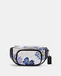 COACH®,COURT BELT BAG IN SIGNATURE CANVAS WITH KAFFE FASSETT PRINT,pvc,Silver/Chalk Multi,Front View