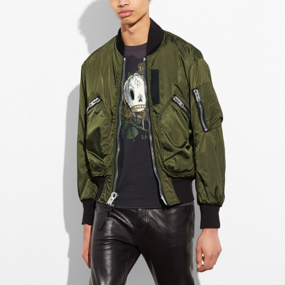 Coach on sale military jacket