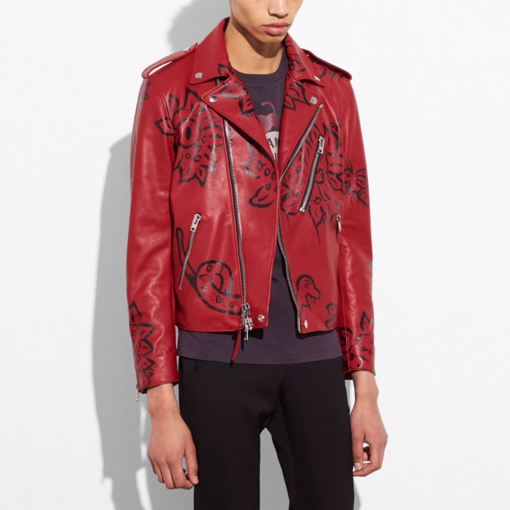 Painted Wild Moto Jacket