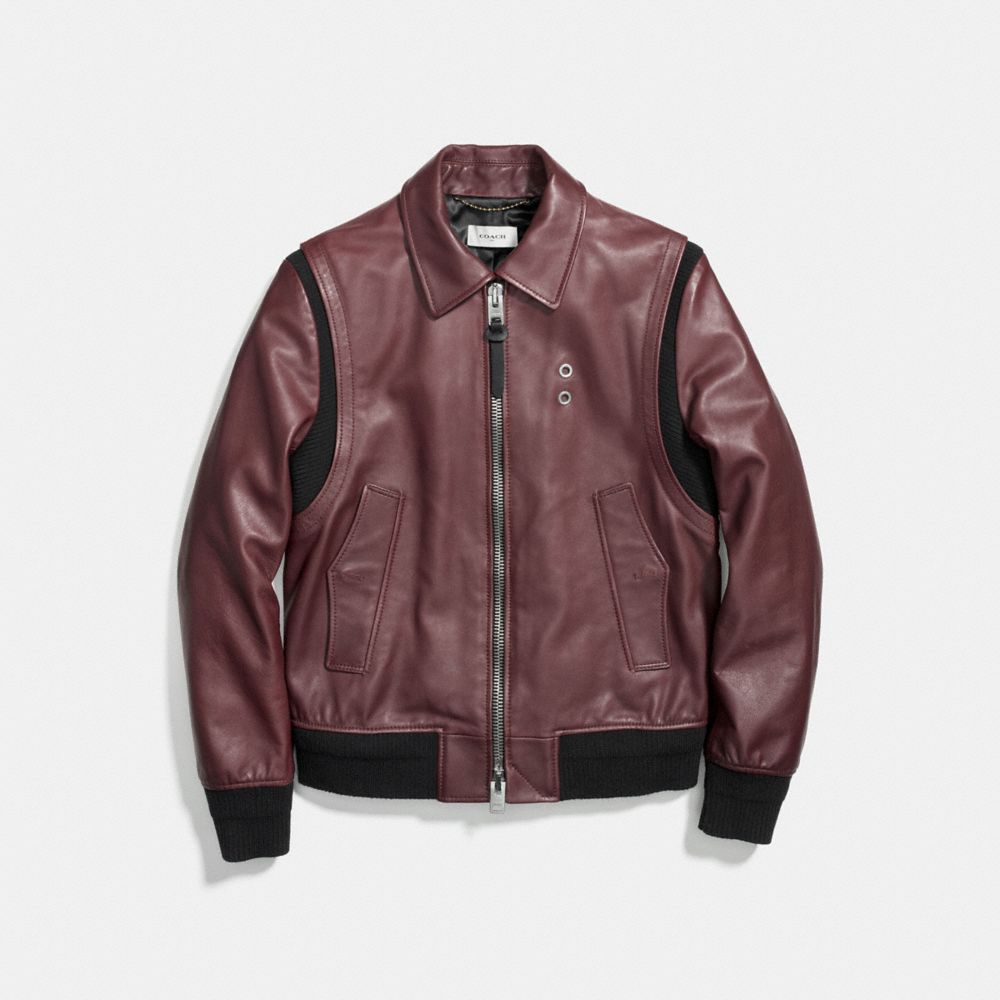 Zip Front Bomber Jacket