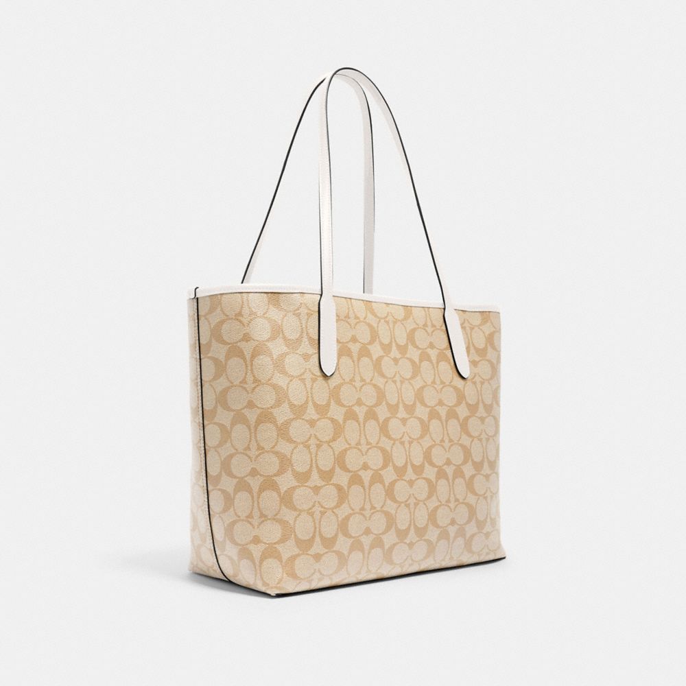 City Tote in Signature Canvas