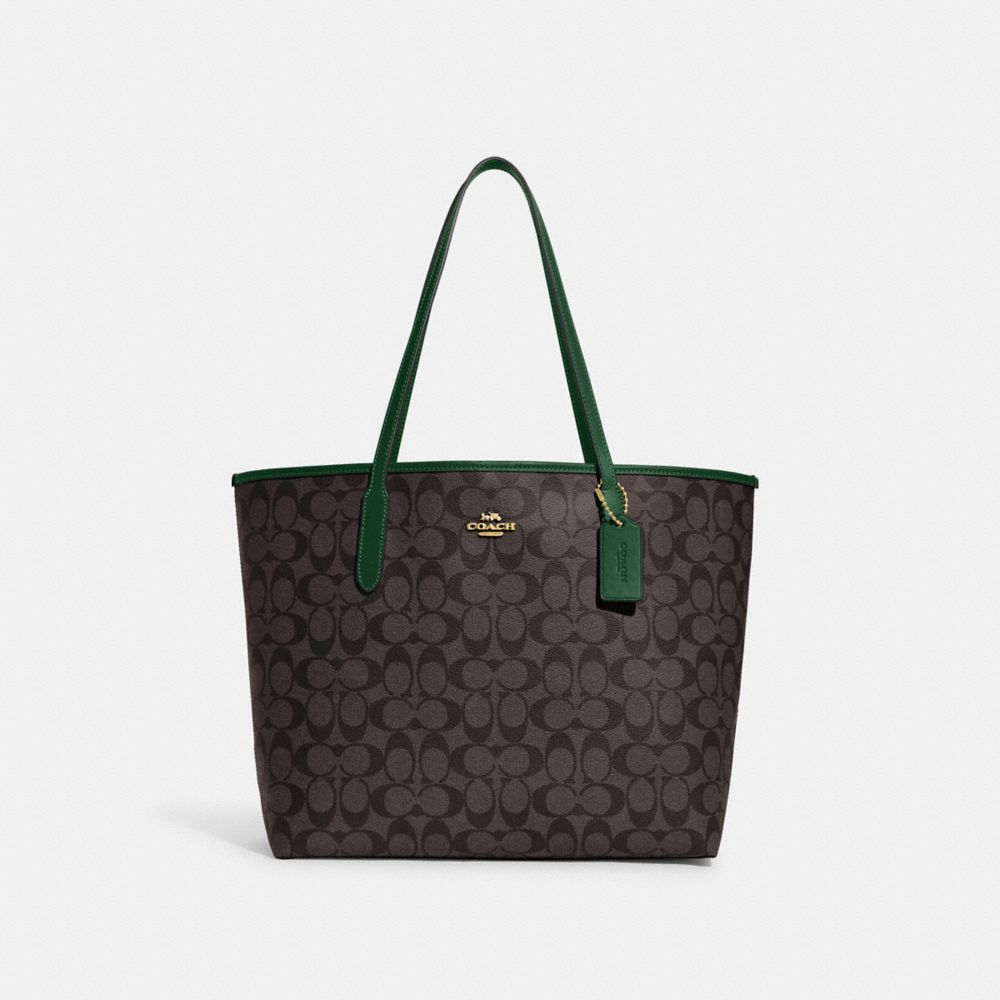 COACH Outlet City Tote Bag In Signature Canvas