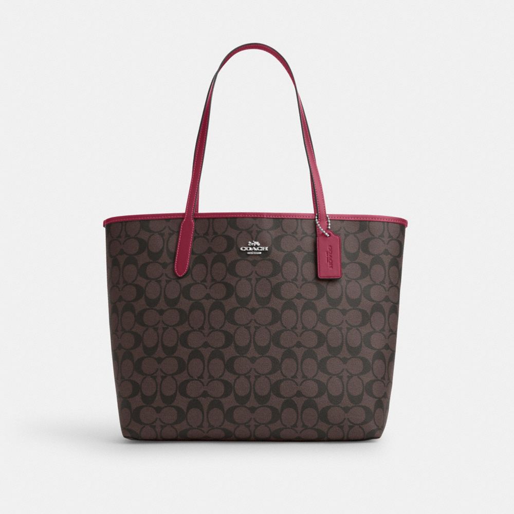 COACH Outlet City Tote Bag In Signature Canvas