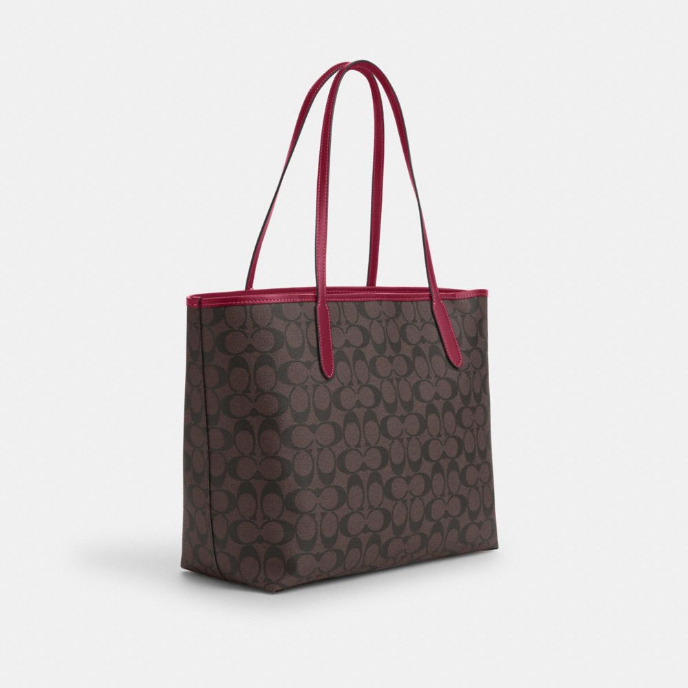 COACH OUTLET®  City Tote In Signature Canvas