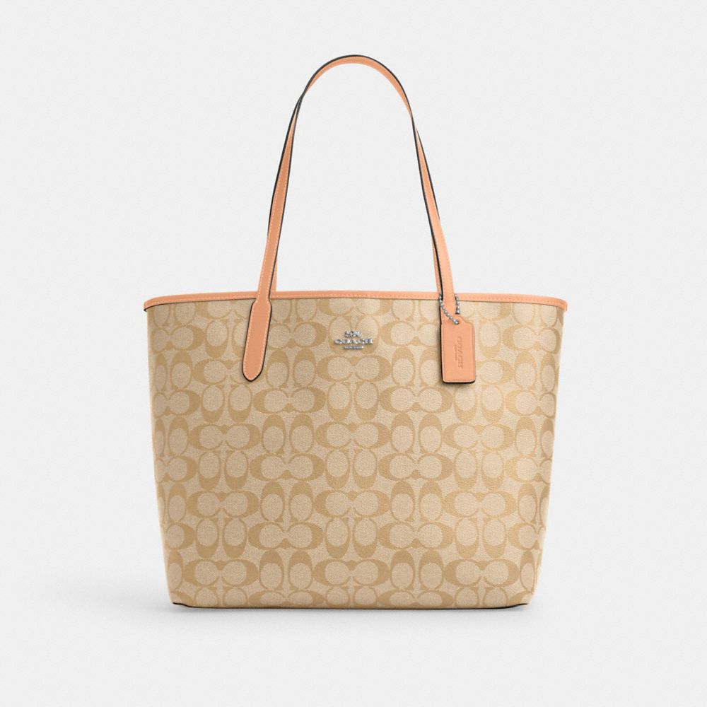 COACH Outlet City Tote Bag In Signature Canvas