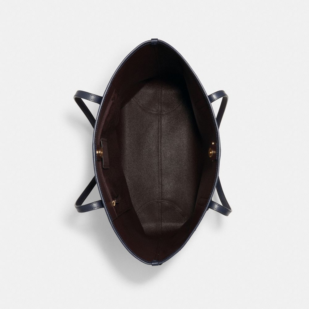 City Tote Bag In Signature Canvas With Kaffe Fassett Print