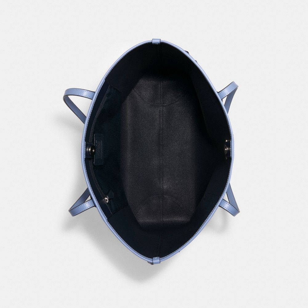 City Tote Bag In Signature Canvas With Kaffe Fassett Print