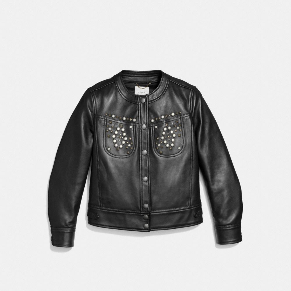 Studded Leather Jacket