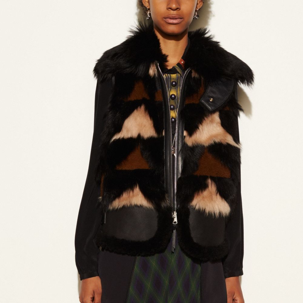 Patchwork Combo Vest