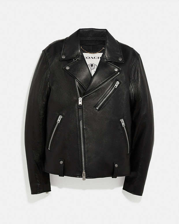 COACH® | Leather Moto Jacket