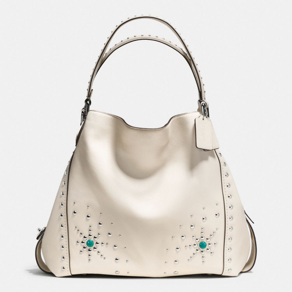 COACH® | Western Rivets Edie Shoulder Bag 42 In Glovetanned