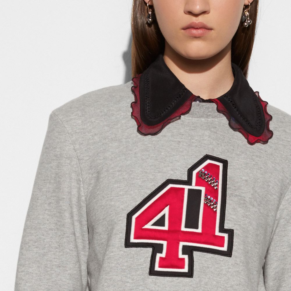 Embellished 41 Sweatshirt
