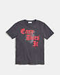COACH®,T-SHIRT,Other,Black Wild Heart,Scale View