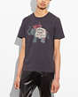 COACH®,T-SHIRT,Other,Black Wild Circus,Front View