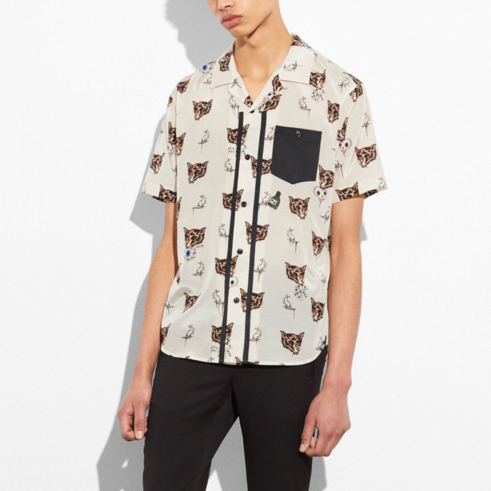 COACH®,Autre,Renard Crème,Front View