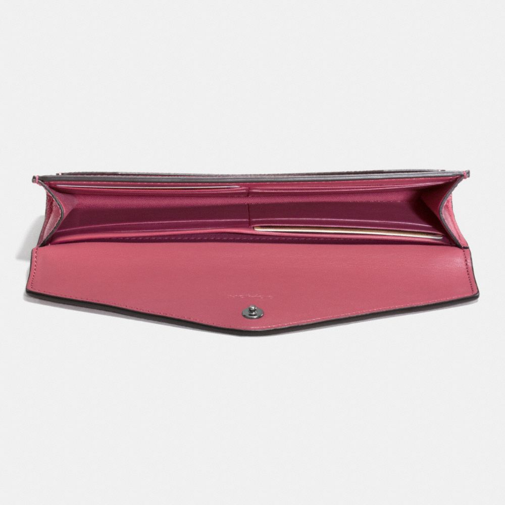 COACH®,Soft Wallet In Colorblock,,Inside View,Top View