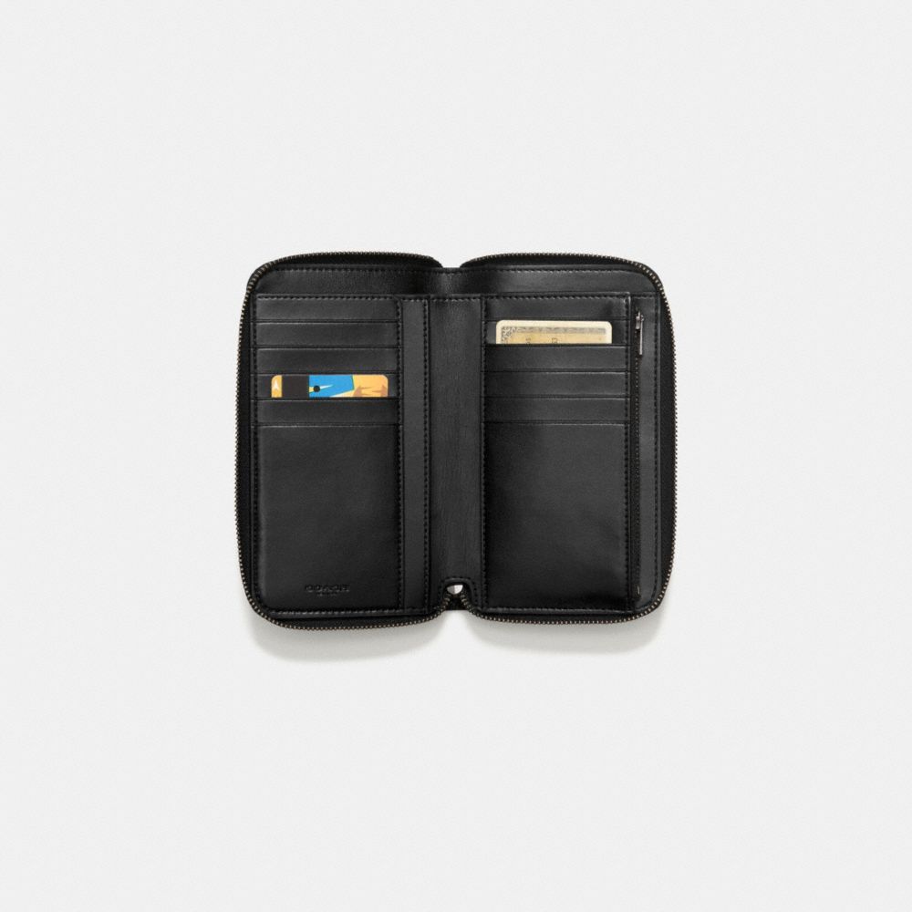 Medium Zip Around Wallet With Ombre Rivets