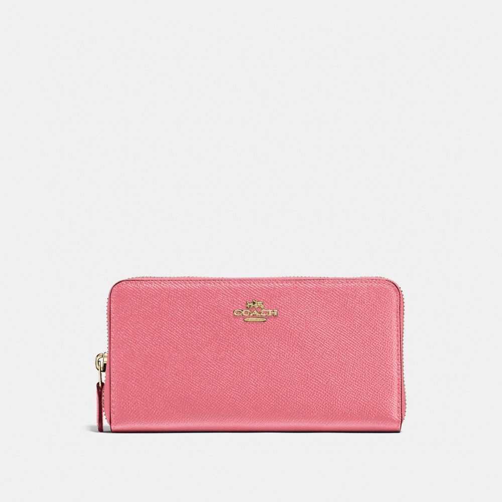  Coach womens 3-in-1 L-zip Wallet in Cross Grain