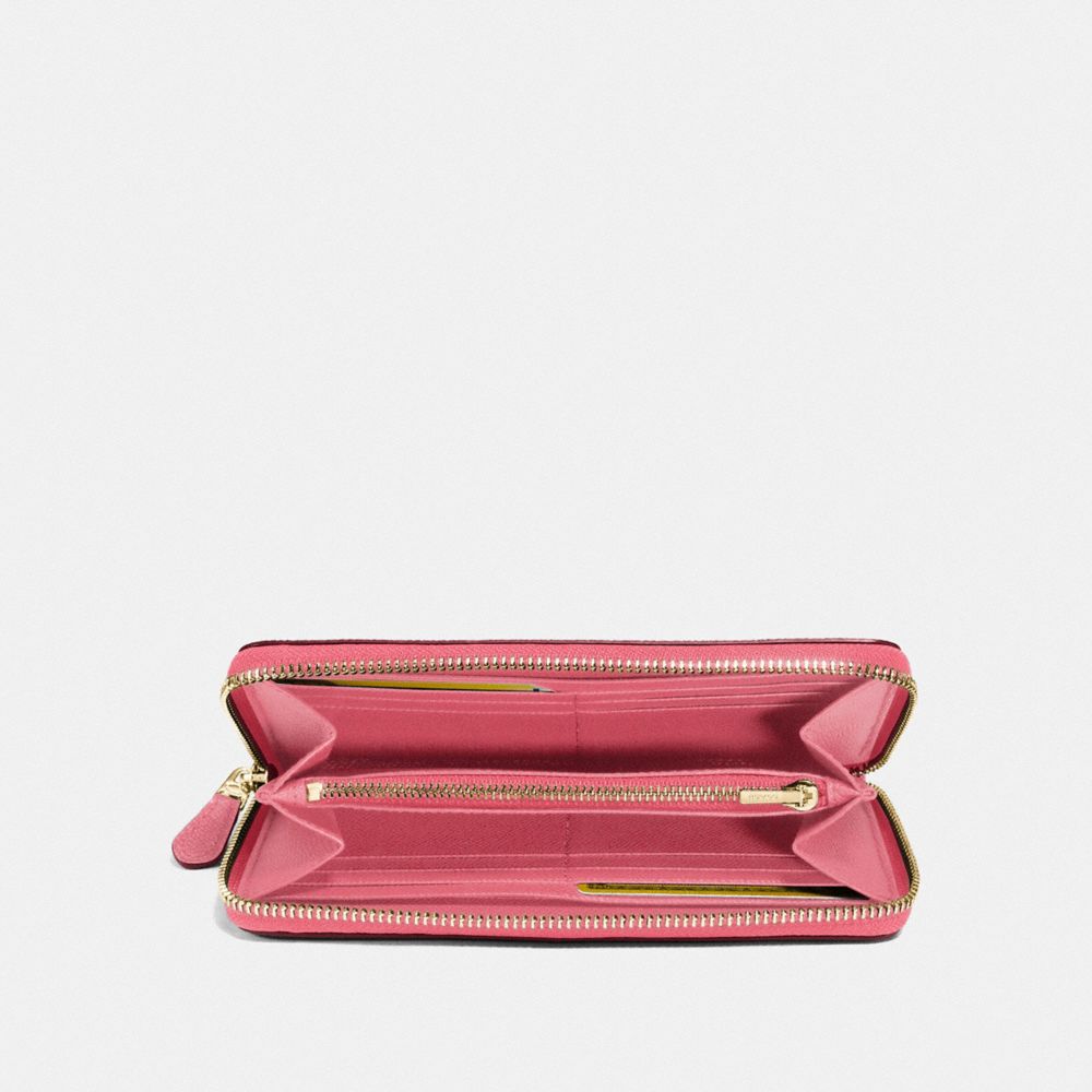 COACH® Outlet  Accordion Zip Wallet In Signature Canvas