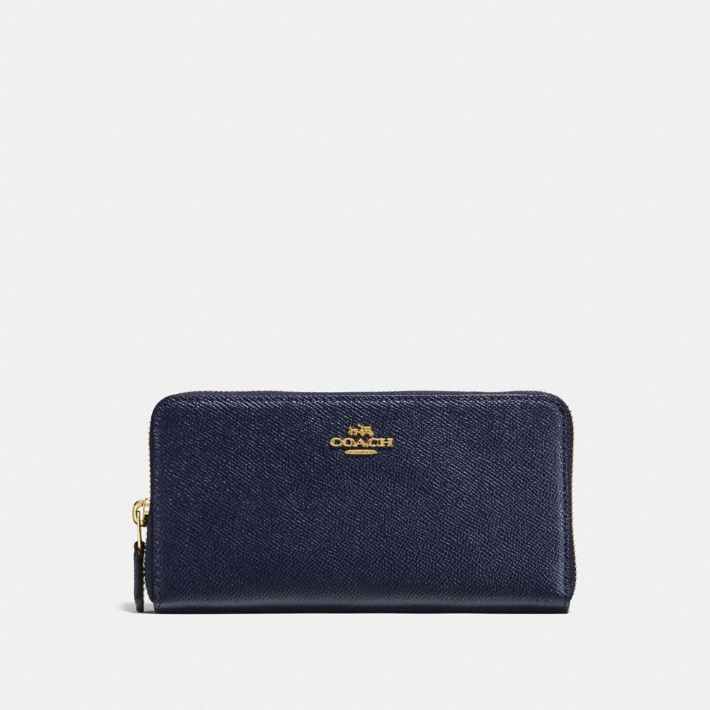 COACH®,Accordion Zip Wallet,,Front View