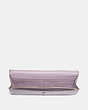 COACH®,SOFT WALLET,pusplitleather,Silver/Ice Purple,Inside View,Top View