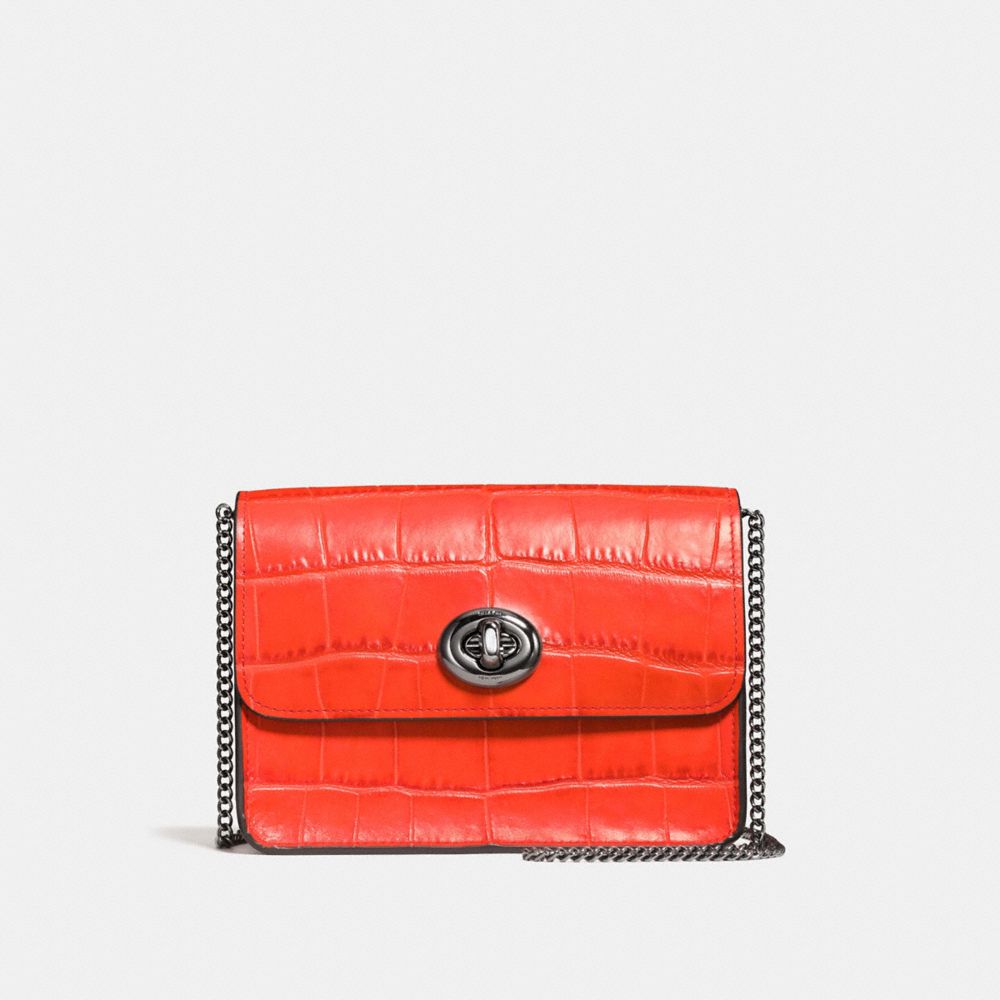 Bowery Crossbody In Croc Embossed Leather COACH