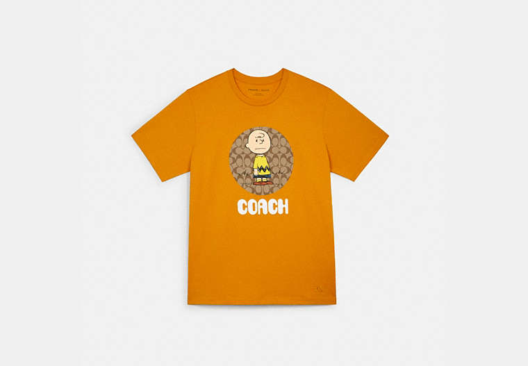 Coach X Peanuts Charlie Brown Signature T Shirt