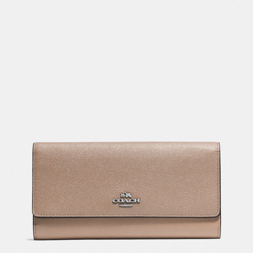 Coach crossgrain wallet new arrivals