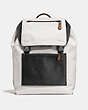 Manhattan Backpack In Mixed Leathers