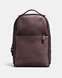 Metropolitan Soft Backpack In Polished Pebble Leather With Western Rivets
