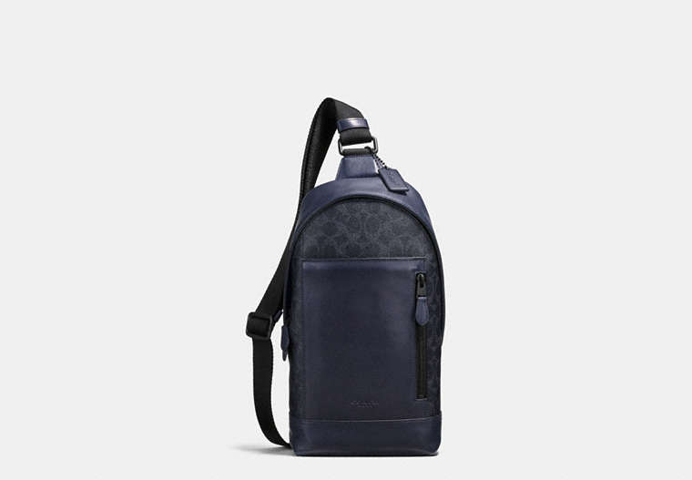 Manhattan Sling Pack In Signature Coated Canvas