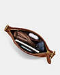 COACH®,DUFFLE 16,Glovetanned Leather,Medium,Brass/Green,Inside View, Top View