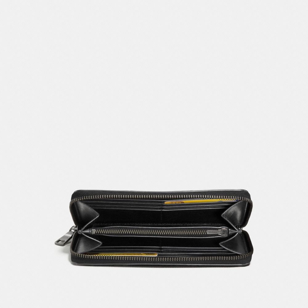 Accordion Zip Wallet In Snakeskin