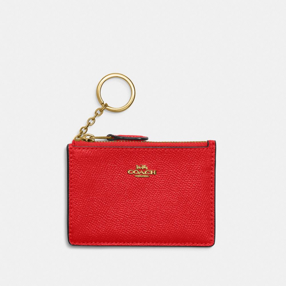 COACH®  Mini Skinny Id Case In Signature Jacquard