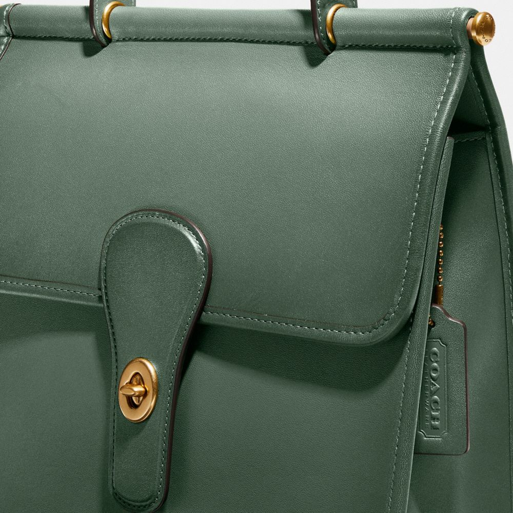 Coach willis best sale bag green