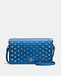 Foldover Crossbody With Ombre Rivets