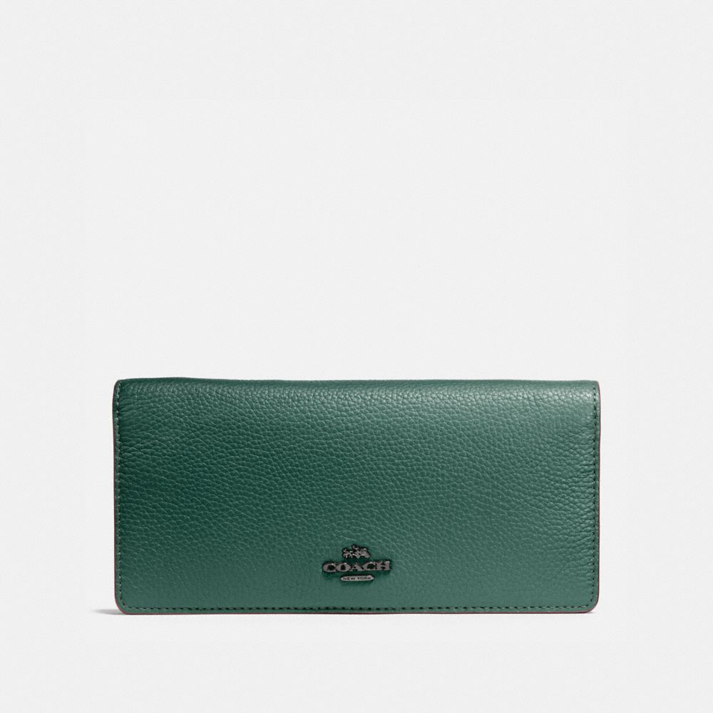 Turquoise coach 2024 wallet