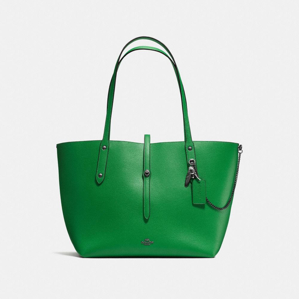 Coach market tote best sale in polished pebble leather