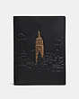 COACH®,PASSPORT CASE,Leather,New York,Front View
