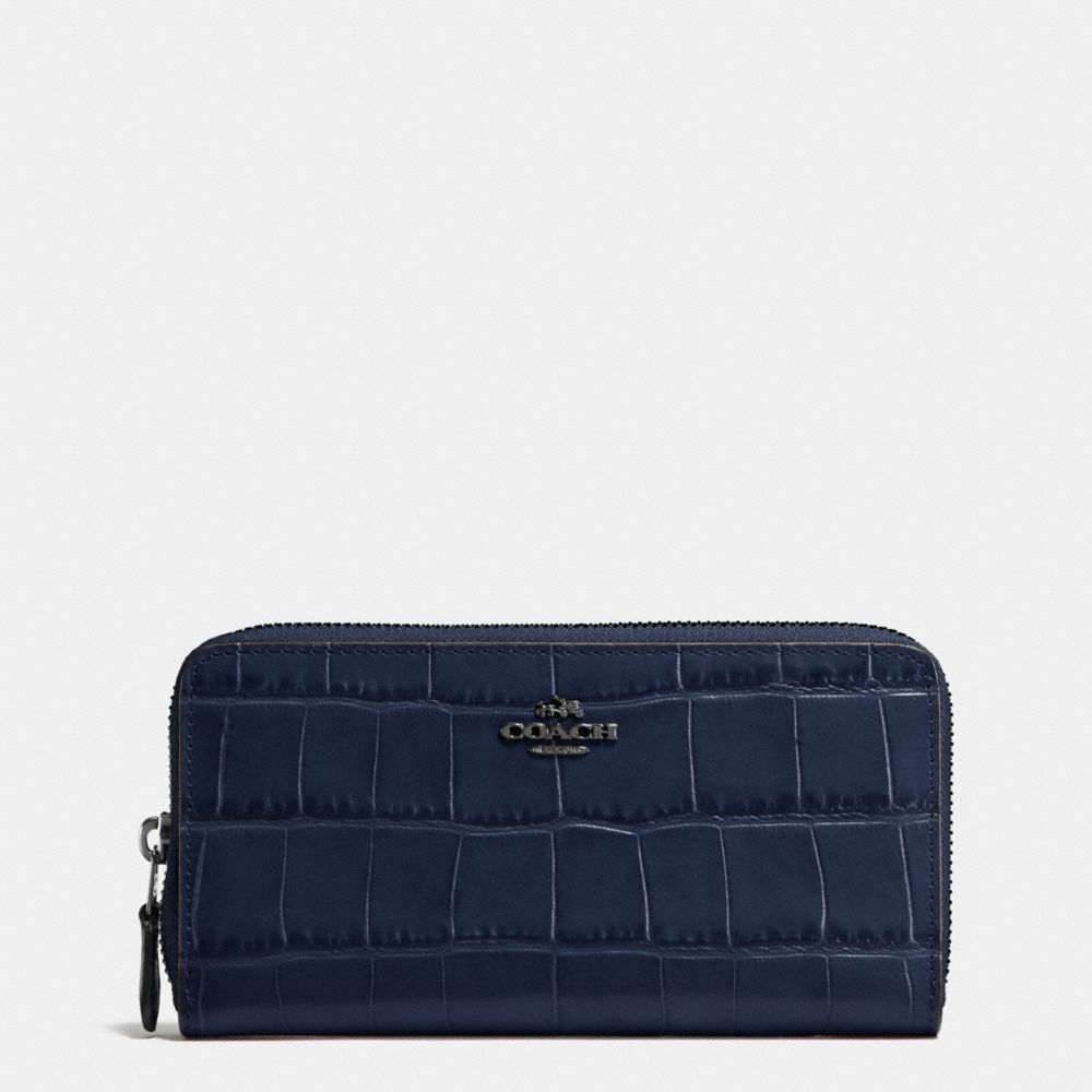 Coach croc wallet sale