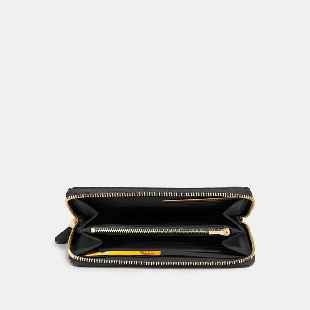 Accordion Zip Wallet, Nutmeg