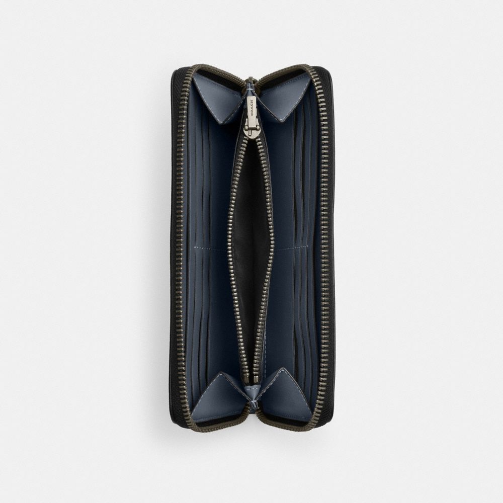 COACH®,アコーディオン ウォレット,長財布,ﾃﾞﾆﾑ