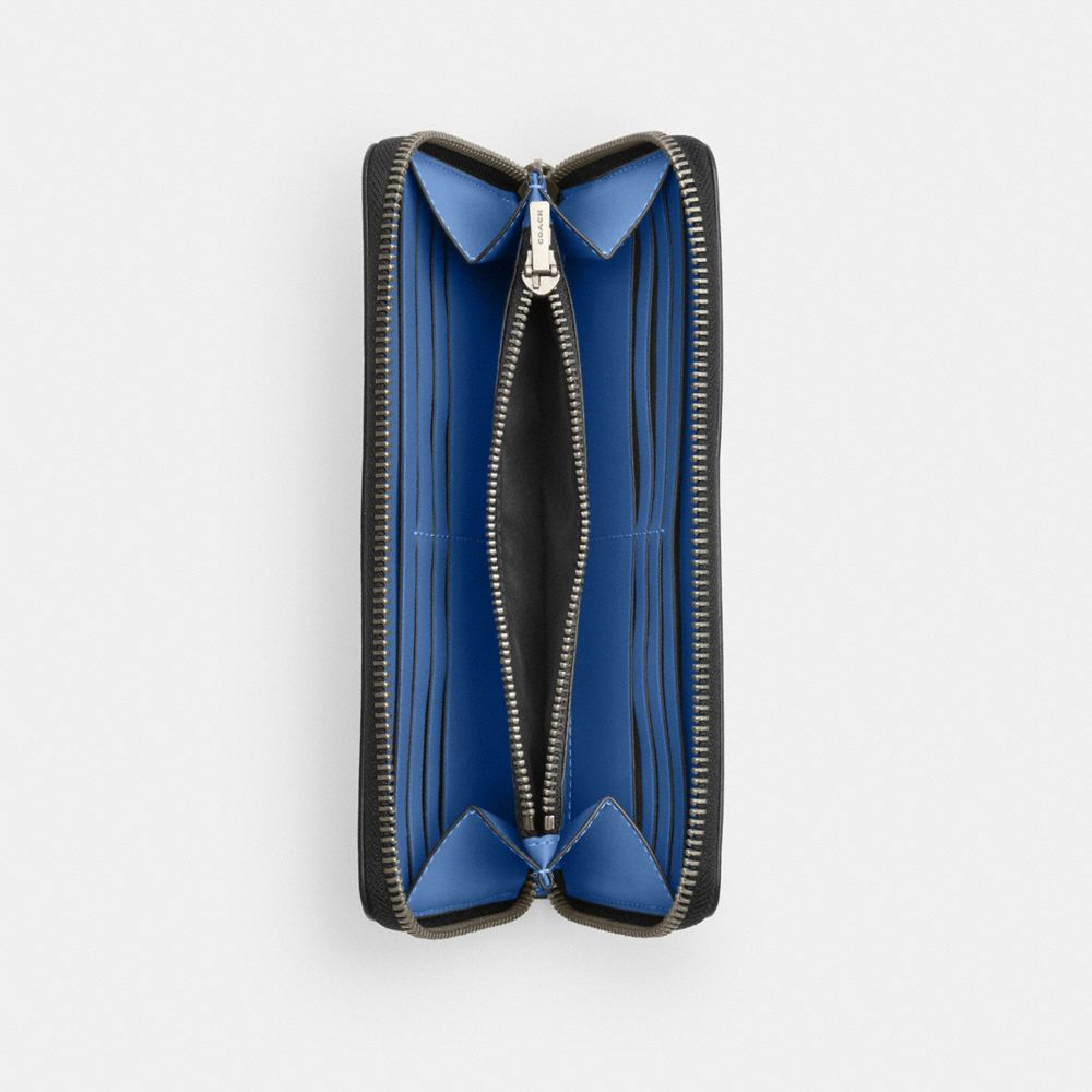 COACH®,アコーディオン ウォレット,長財布,ﾊﾟｼﾌｨｯｸ ﾌﾞﾗｲﾄ ﾐﾈﾗﾙ