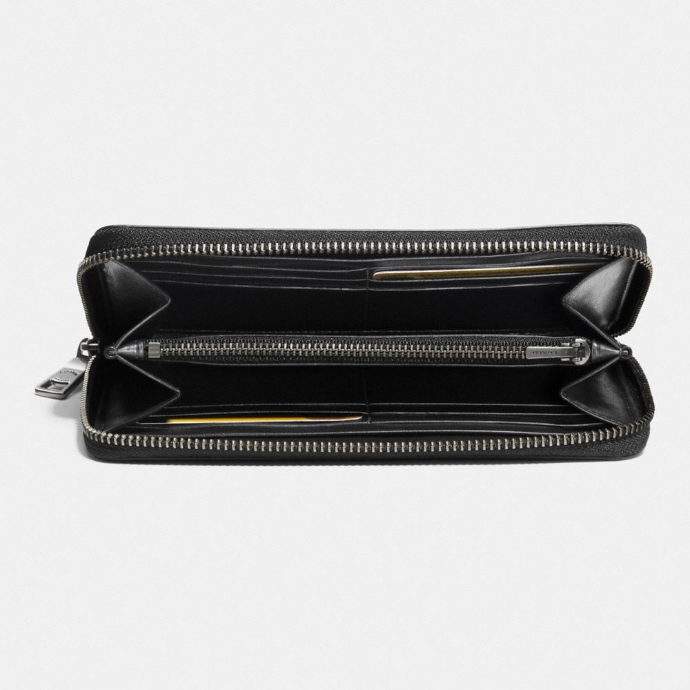 COACH®,Accordion Wallet In Signature,Multi Color,Inside View,Top View