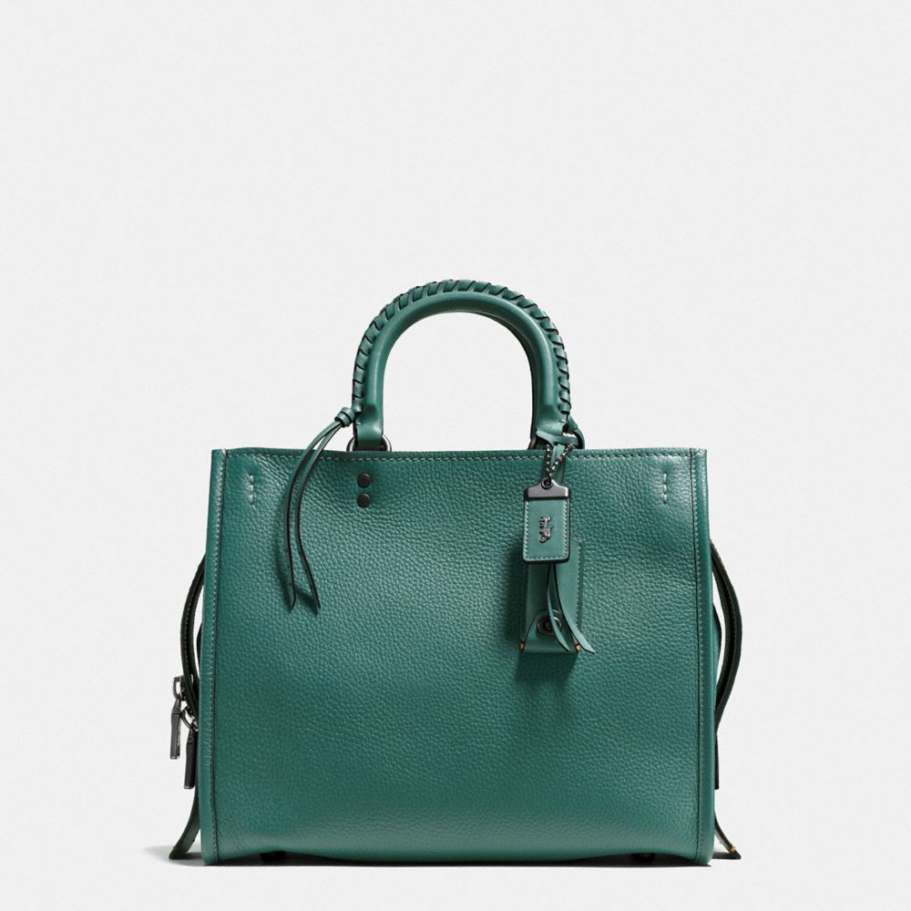 Coach rogue tote with whipstitch clearance handle