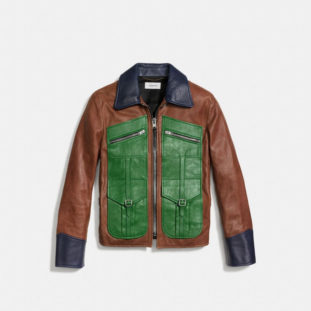 Four Pocket Leather Jacket