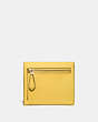 COACH®,SMALL WALLET,Leather,Brass/Sunlight,Back View
