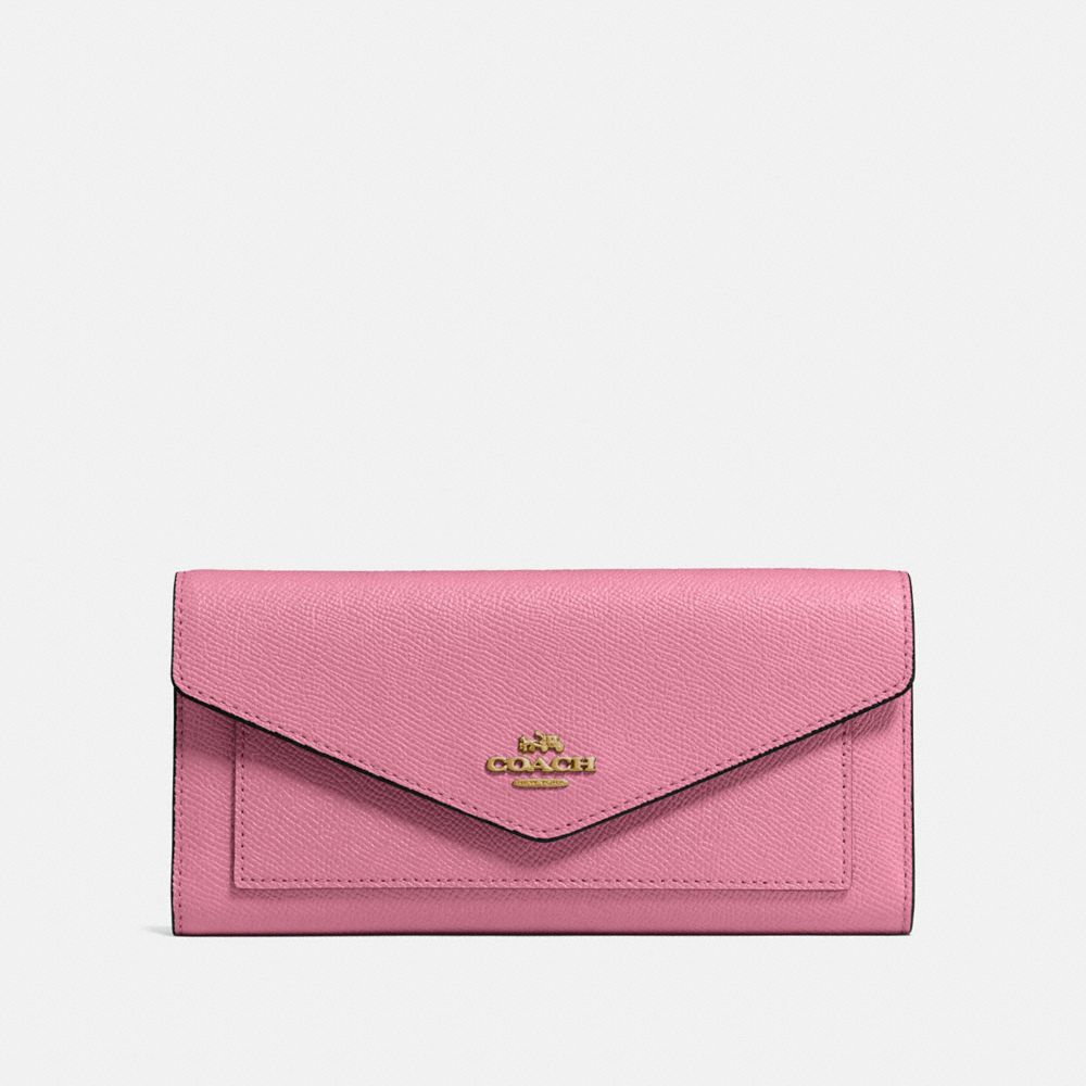 COACH®,Trifold Wallet,,Front View