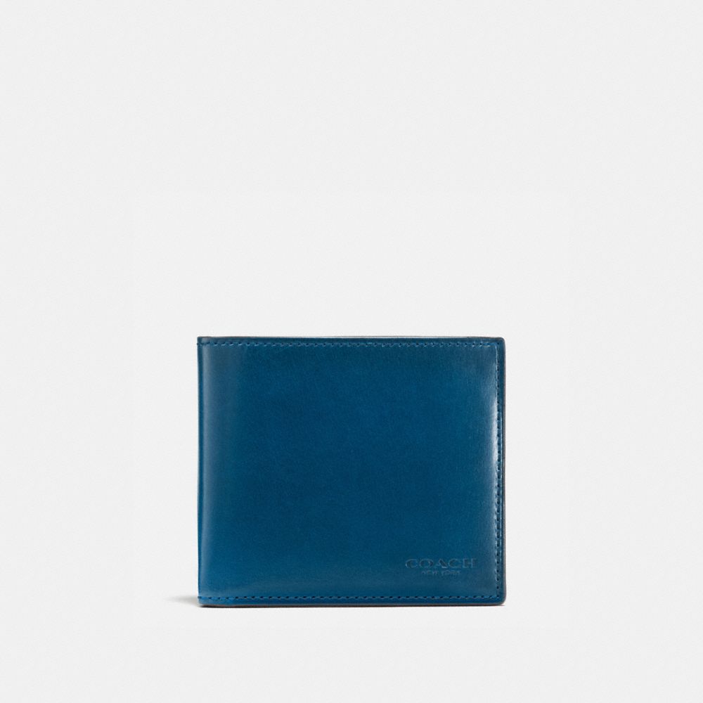 Mens blue best sale coach wallet