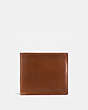 COACH®,BOXED DOUBLE BILLFOLD WALLET,Leather,Mini,Dark Saddle,Front View